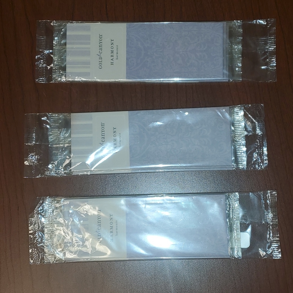 HARMONY scented bookmark, set of‎ 3 from Gold Canyon